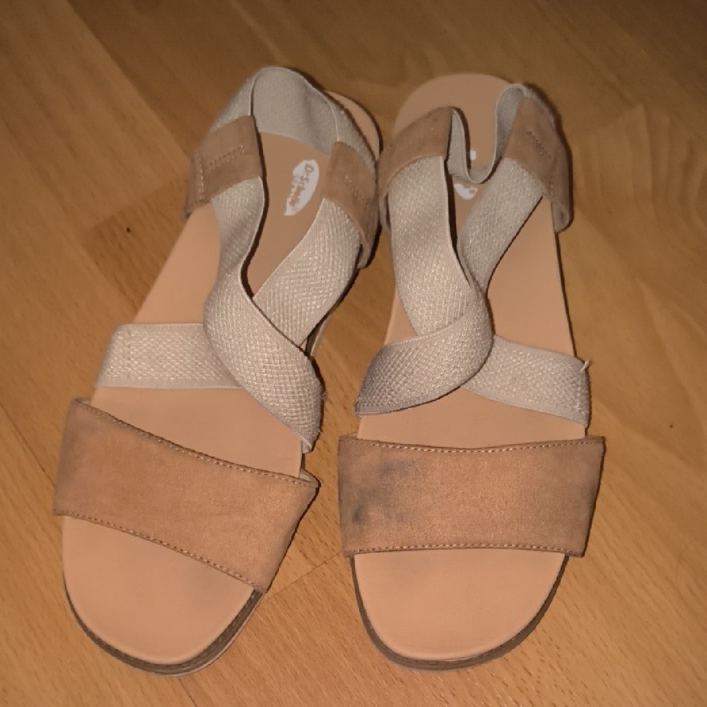 Dr. Scholl's | Tan and Cream Women's Sandals
